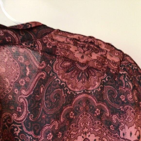 Lucky Brand Peasant Boho Top Sz S - Picture 5 of 8